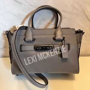 COACH - Swagger 27 Carryall | Dark Gunmetal/Heather Grey Edition